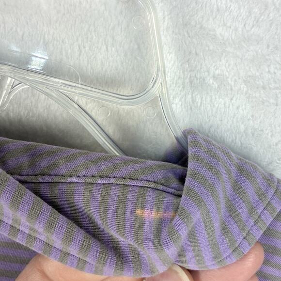 Peter Millar Mens L Seaside Wash Purple Striped Embroidered Preppy Golf Polo - Picture 9 of 9